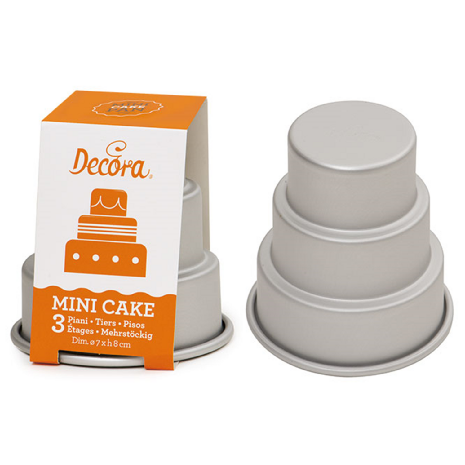 Decora Mini stapeltaart set 3-laags