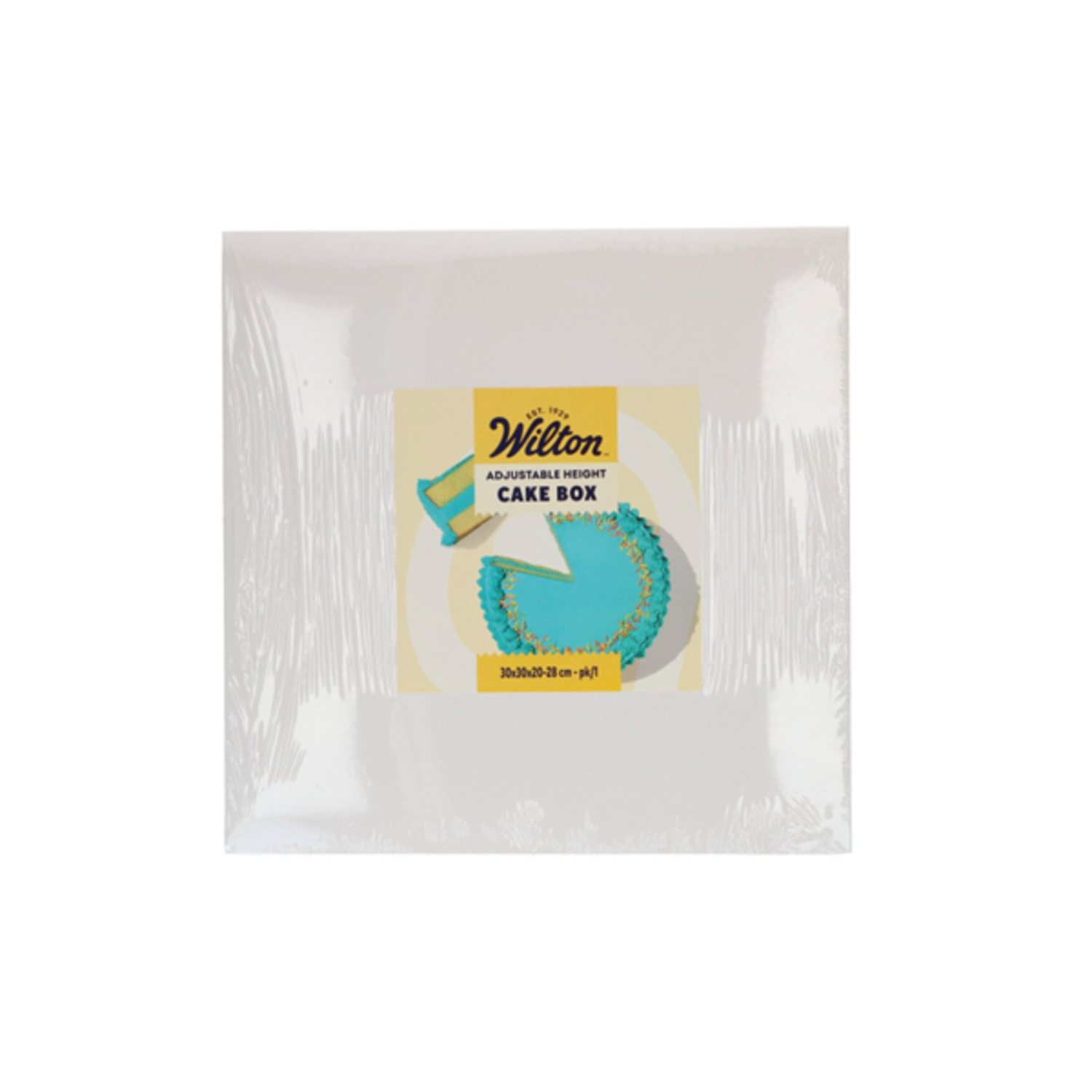 Wilton Taartdoos Verstelbare Hoogte 30x30x20-28 cm