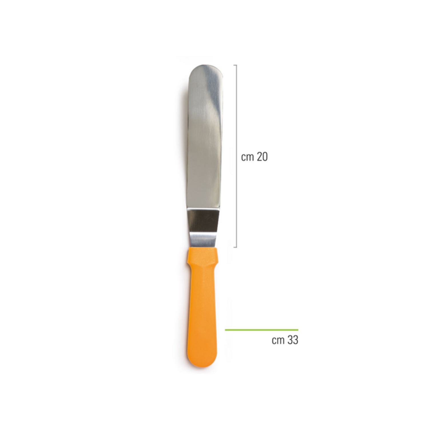 Decora Paletmes gebogen 33 cm