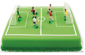 Voetballers met Goals Taartset