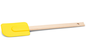 Siliconen pannenlikker 27cm Geel