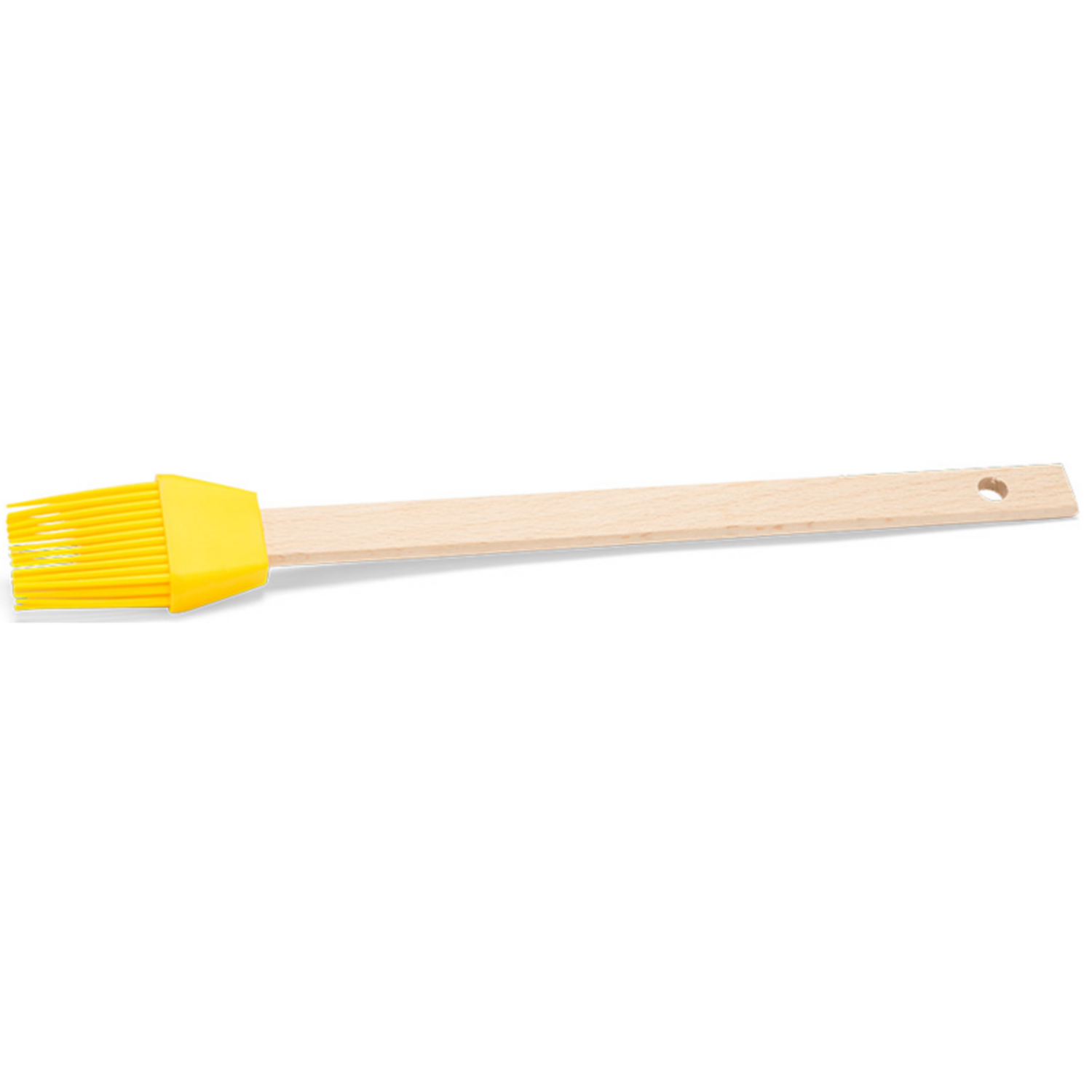 Siliconen bakkwast 27cm Geel