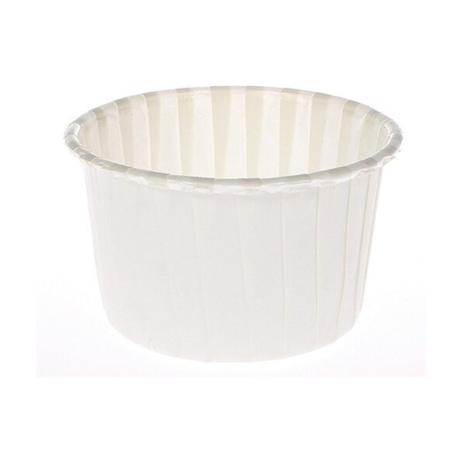 Cupcake Cups Wit/Ivoor 60mm per stuk Culpitt