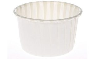 Cupcake Cups Wit/Ivoor 60mm per stuk Culpitt