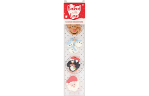 Culpitt Suikerdecoratie Kerst Vrienden 25mm 12st.