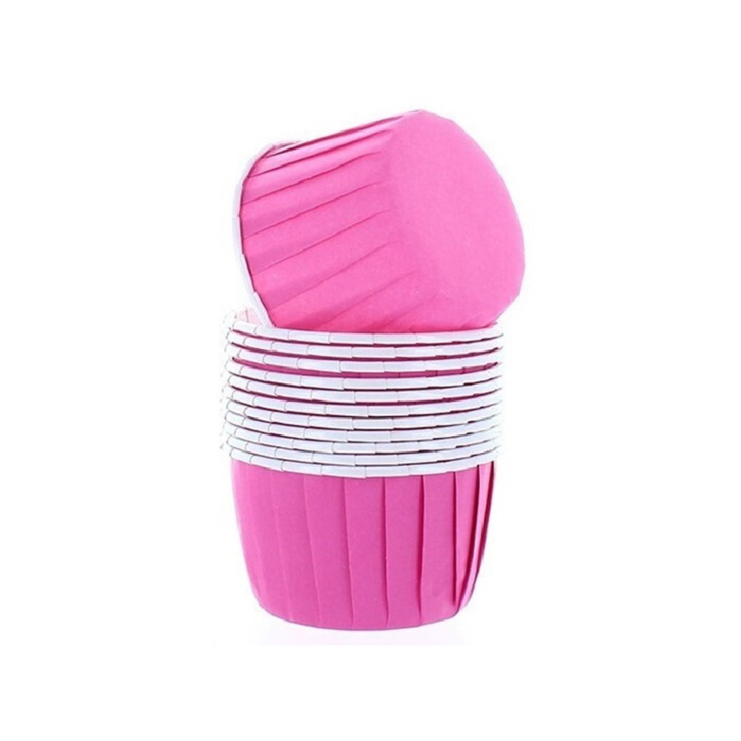 Cupcake Cups Donker Roze 50mm 12st. Culpitt