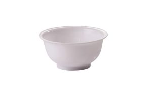 Beslagkom wit met voet 8 liter (Ø32 cm)