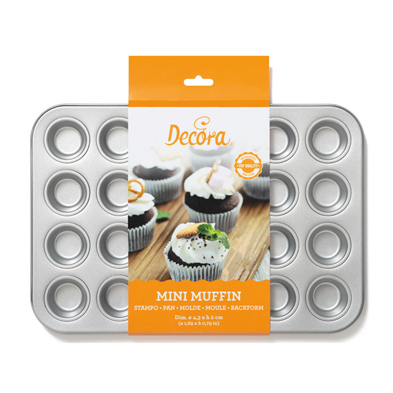 Decora Mini Muffin bakvorm 24 stuks 38.5x26cm