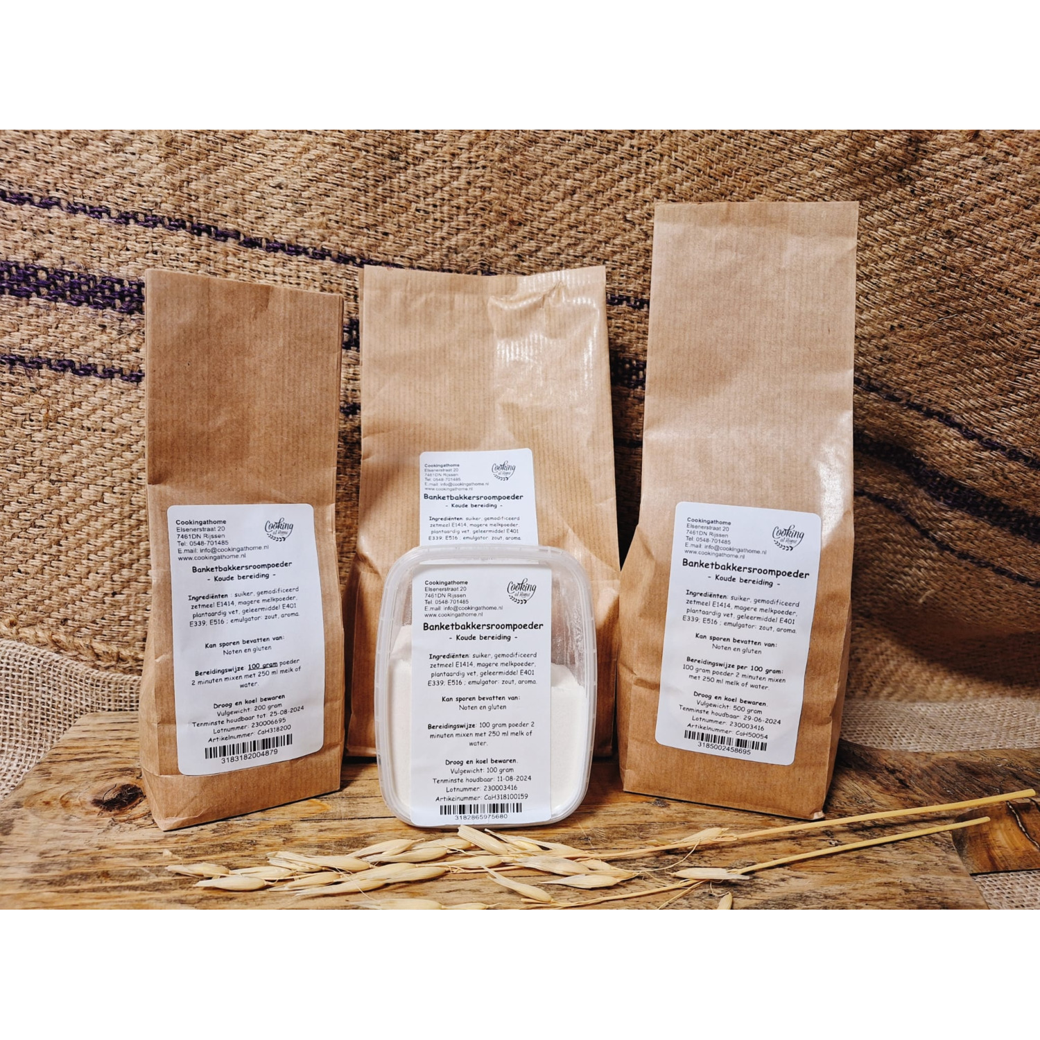Banketbakkersroom (koud) 500 gram (CaH)