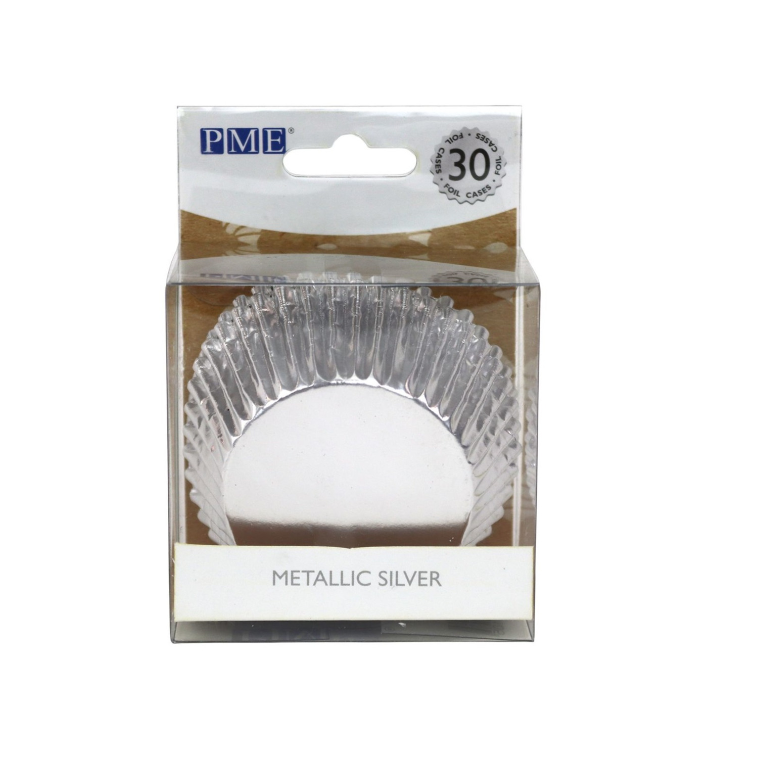 Cupcake Cups Zilver 30 stuks