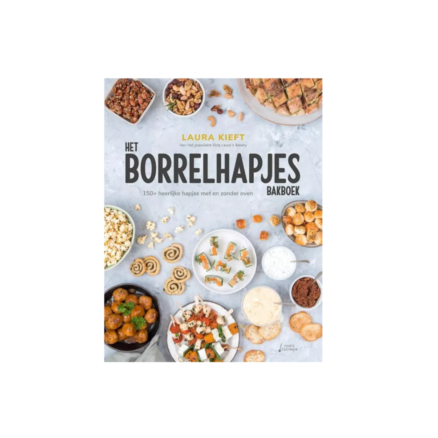 Boek Het borrelhapjes bakboek - Laura, Kieft