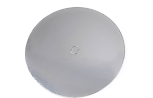 LOYAL Cake Board Geperforeerd Rond - Zilver 20cm pk/10