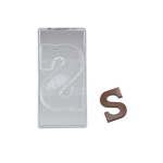 Chocoladebloklettervorm Chocolate World 200 gr. Letter S