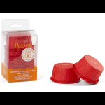 Decora Cupcake Cups Geplooid Rood 25st.