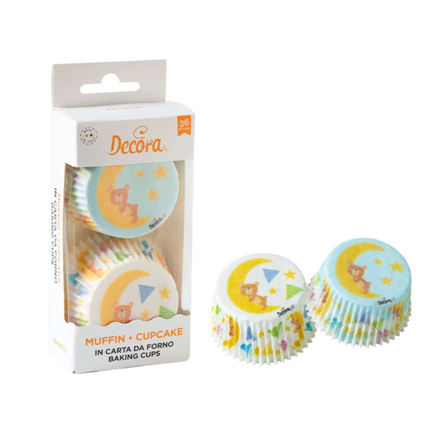 Cupcake Cups Baby Beer 36st Decora **