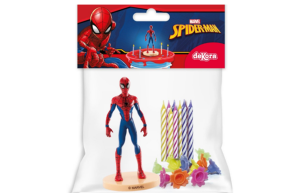 Dekora Spiderman Cake Topper & Candles pk/10