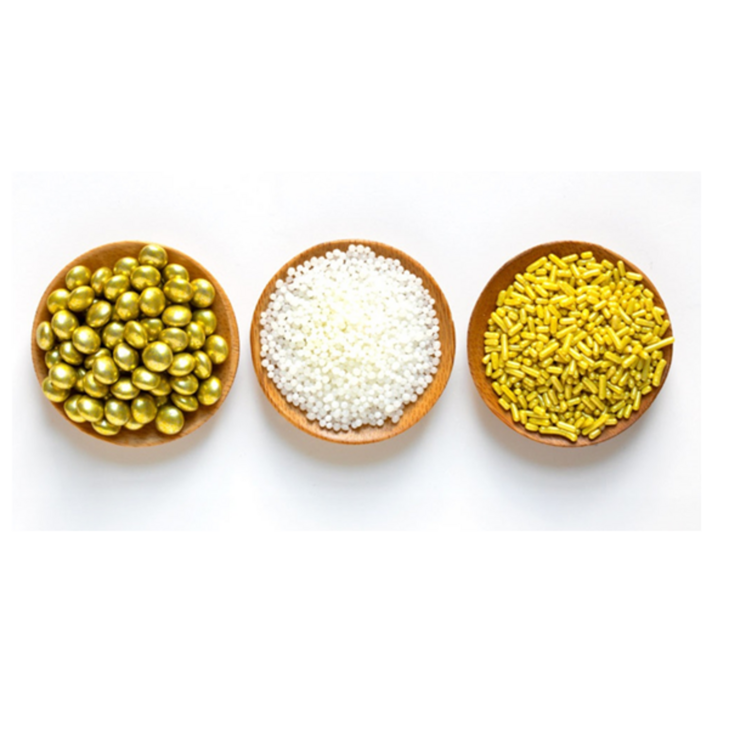 Decora Sprinkle set Goud en wit 85g