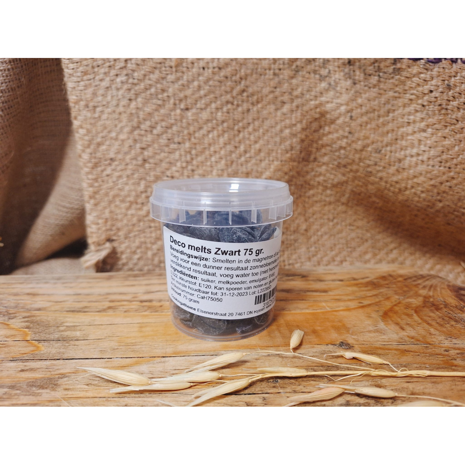 Deco Melts Zwart 75g