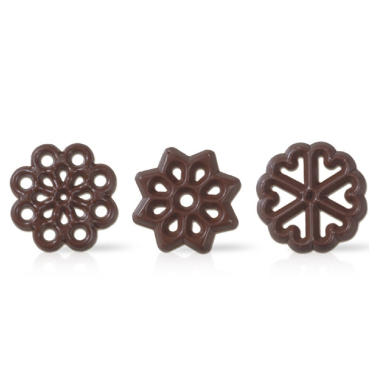 Chocolade decoratie Decorette 24 stuks