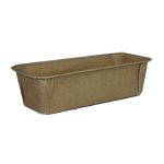 Papieren bakvorm Groot 20x7,3x6,2 cm Naturel (per stuk)