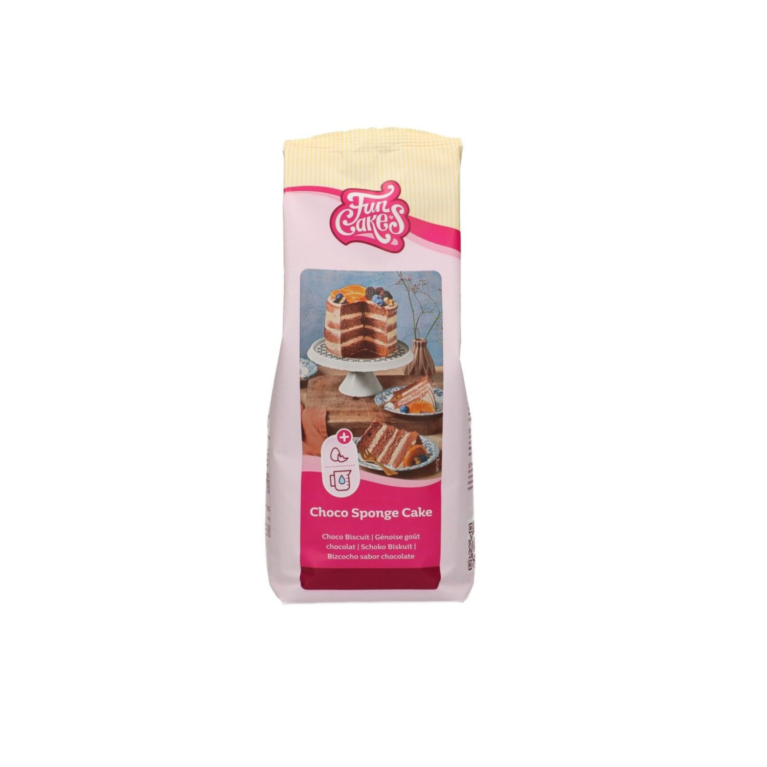 Biscuit mix Chocolade 1kg Funcakes
