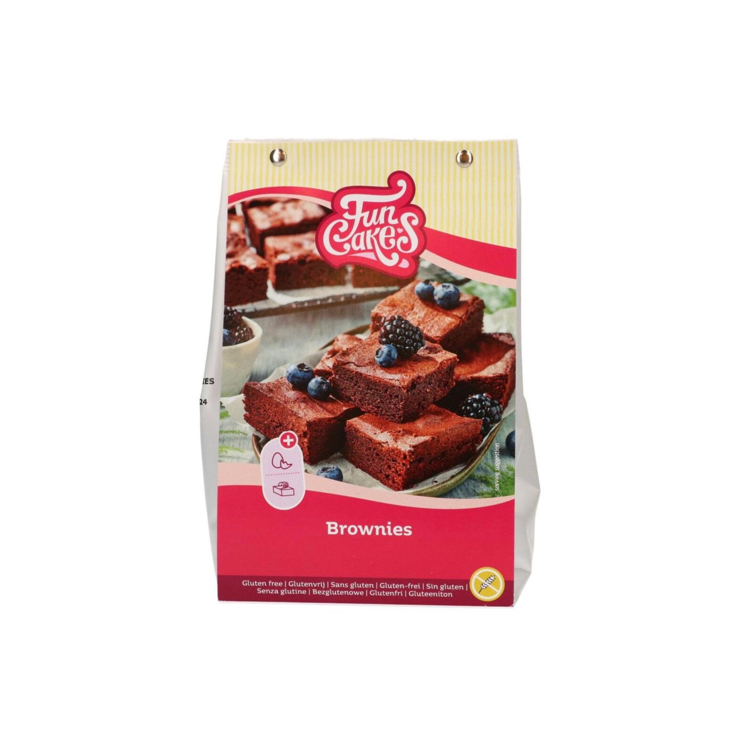 FunCakes Mix voor Brownies, Glutenvrij 500 g
