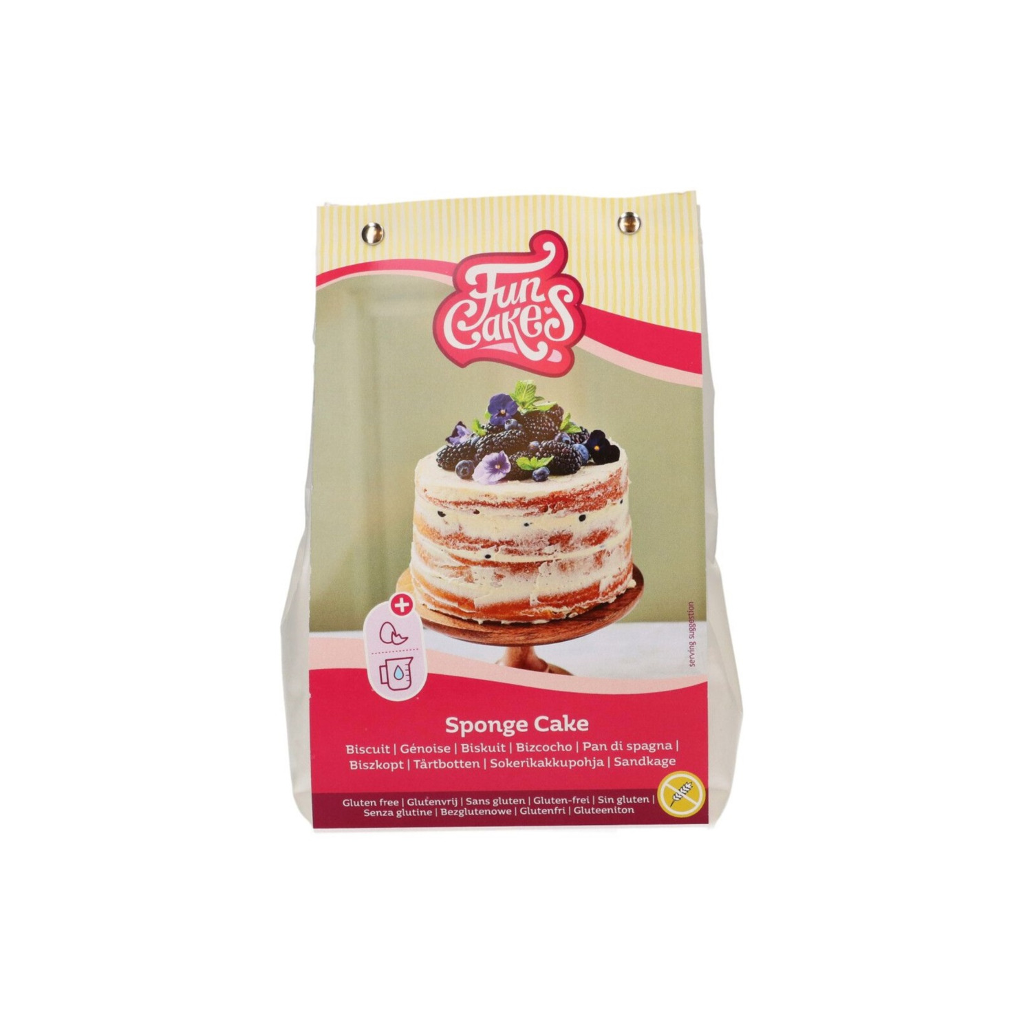 Biscuit mix Glutenvrij 500 g FunCakes
