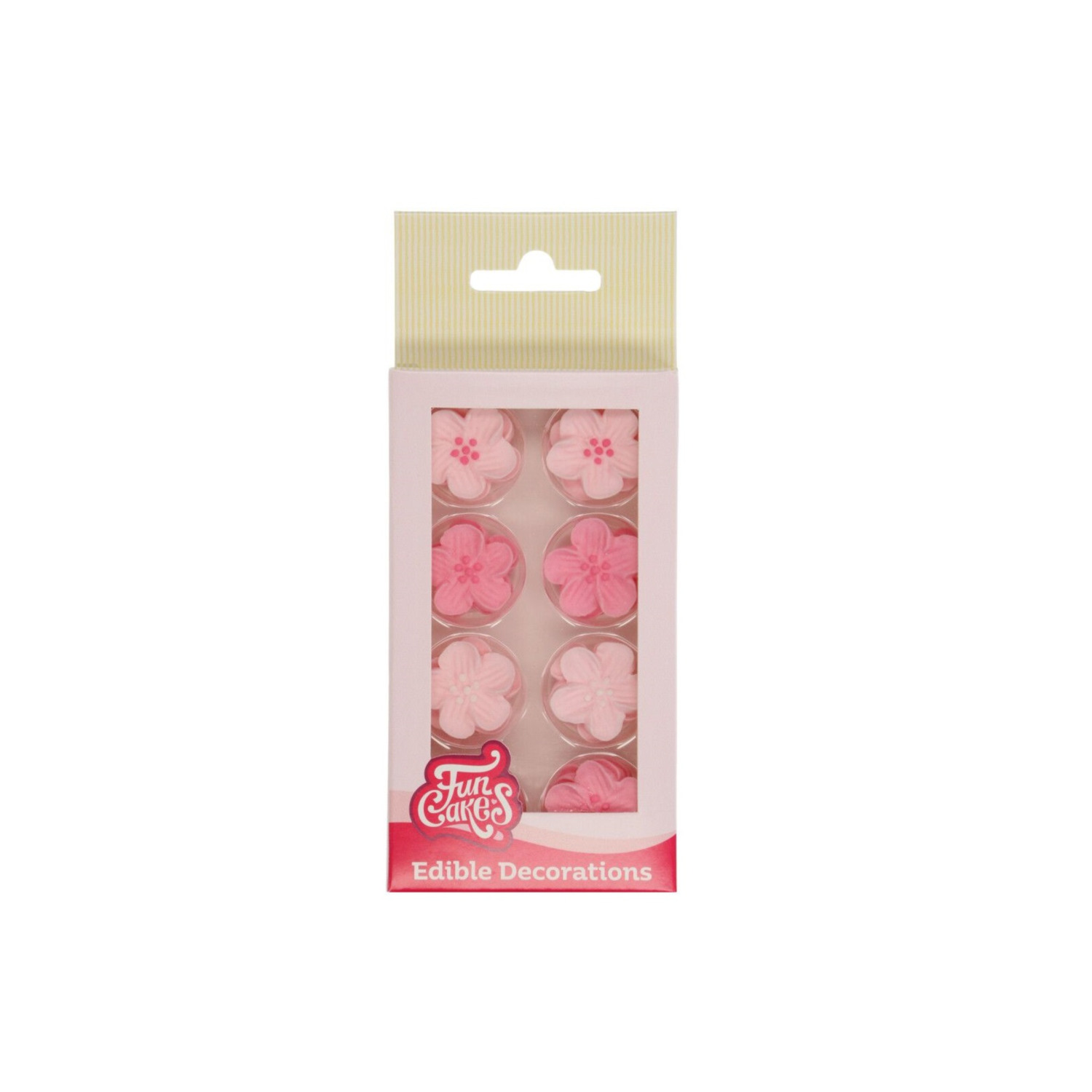 FunCakes Suikerdecoratie Bloemenmix Roze Set/24