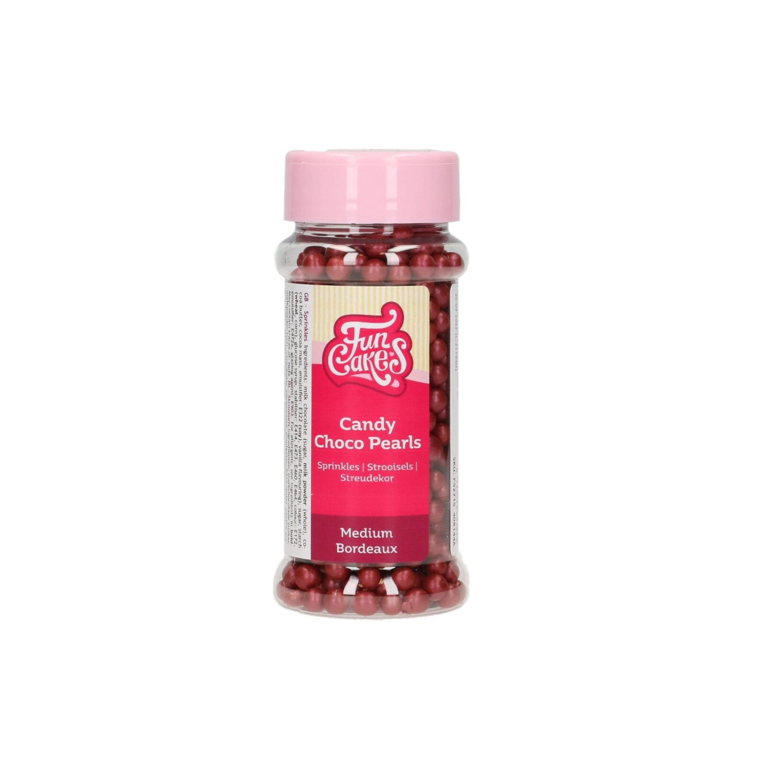 FunCakes Candy Choco Parels Medium Bordeaux 80 g
