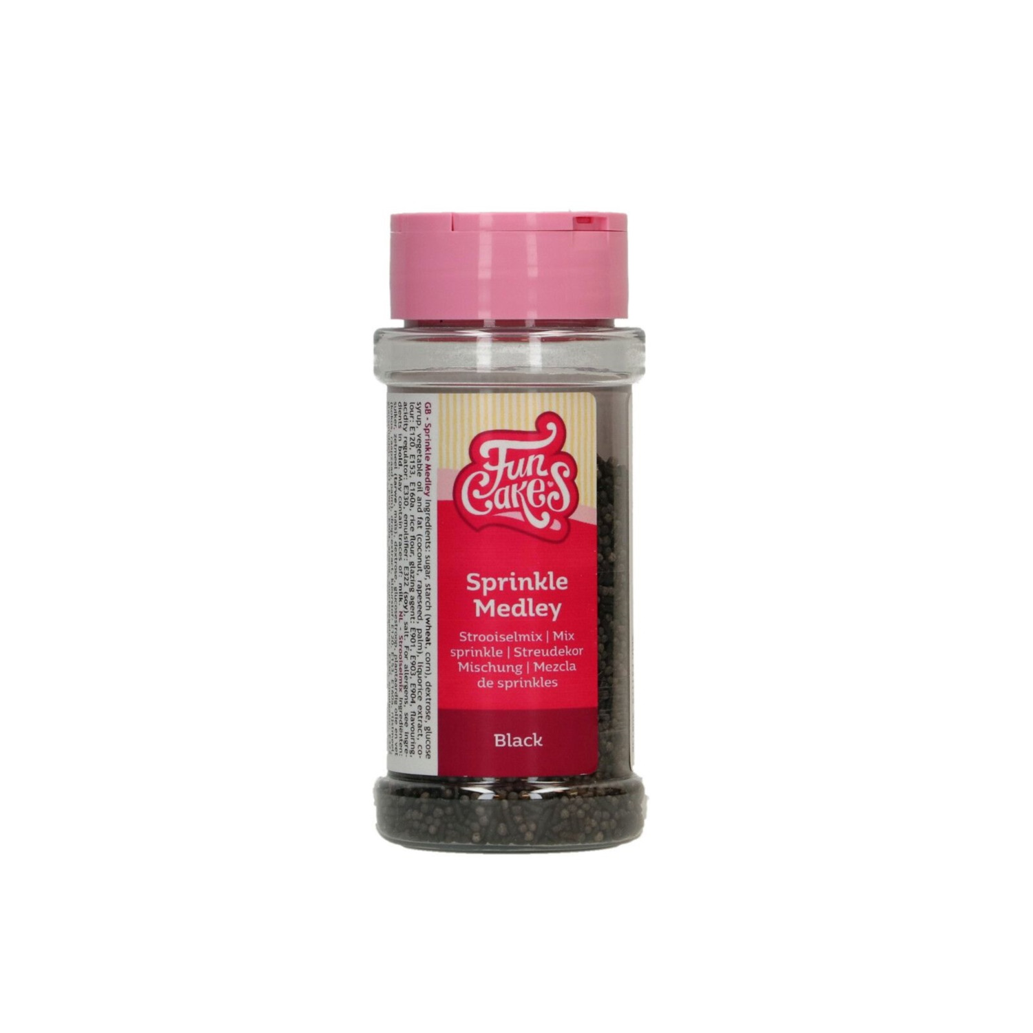 FunCakes Sprinkle Medley Black 65 g