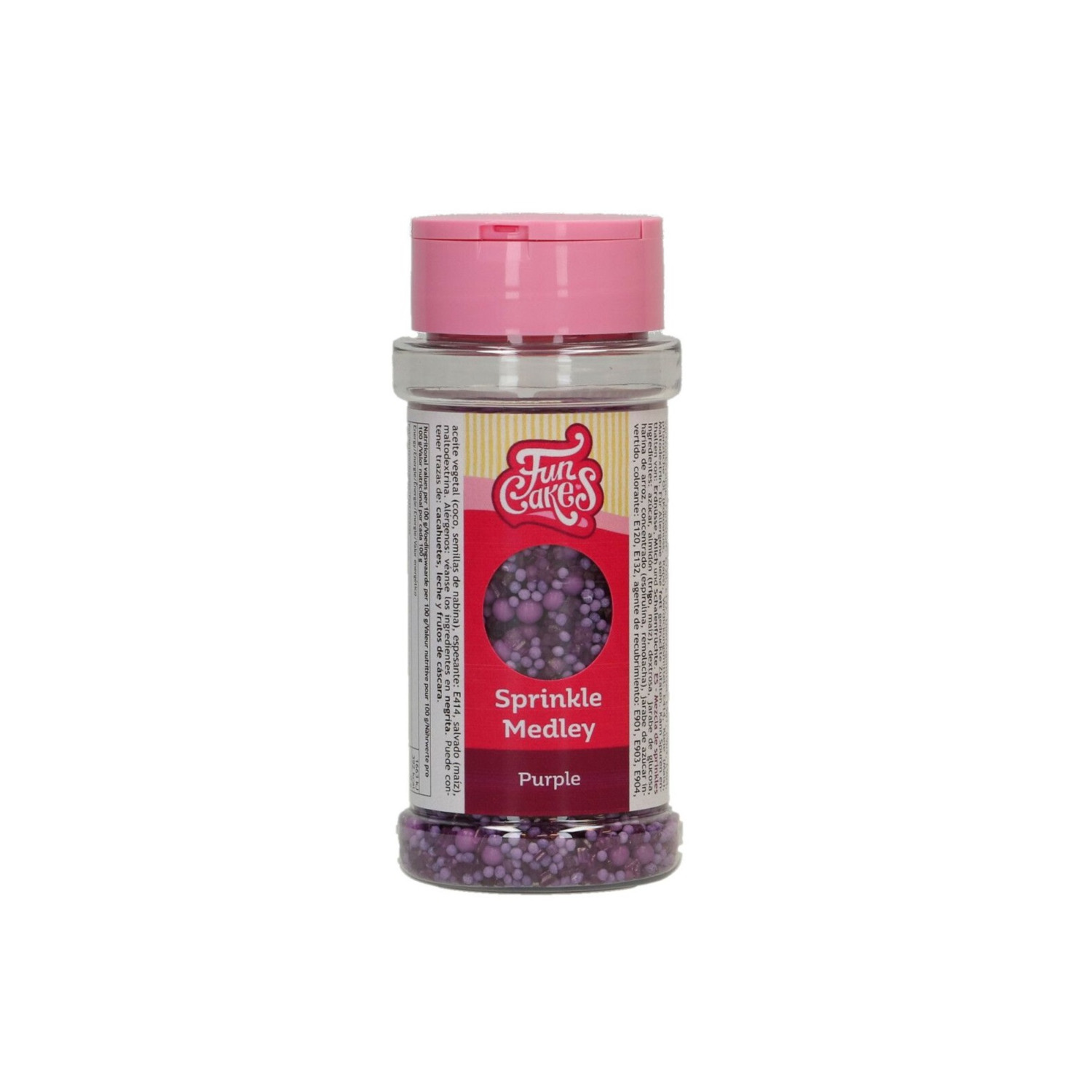 FunCakes Sprinkle Medley Paars 70g