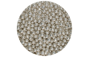 FunCakes Crispy Choco Pearls - Metallic Silver 60g