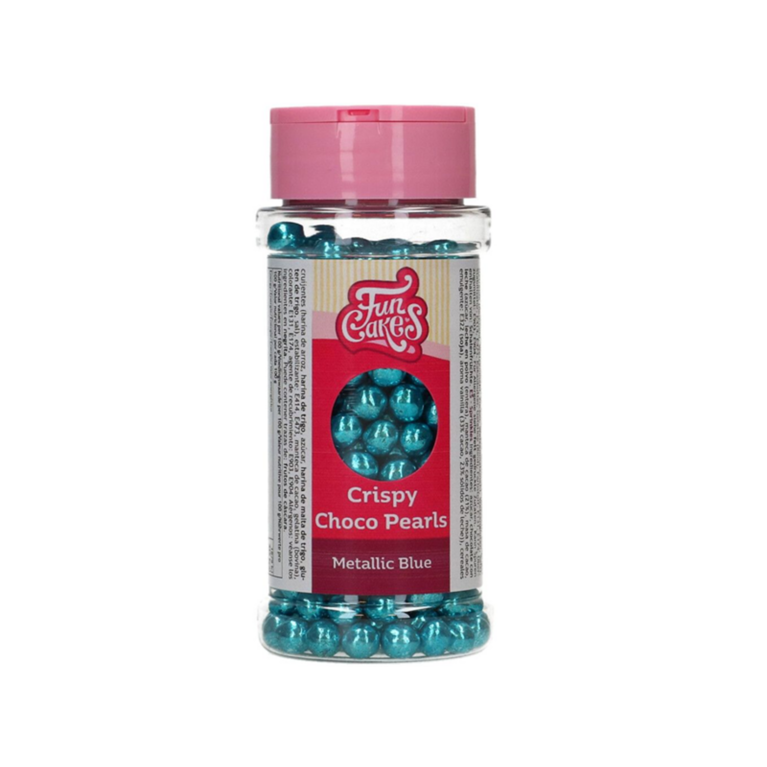 FunCakes Crispy Choco Pearls - Metallic Blue 60g