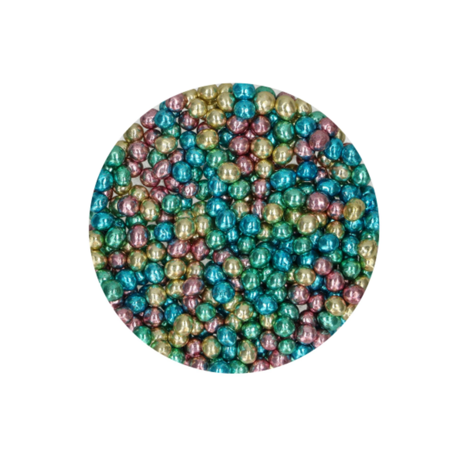 FunCakes Crispy Choco Pearls - Metallic Harlequin 60g