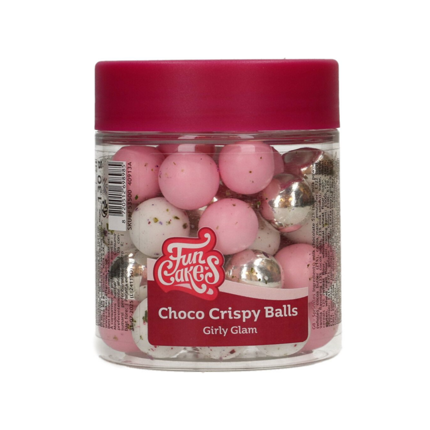 FunCakes Choco Crispy Ballen - Girly Glam