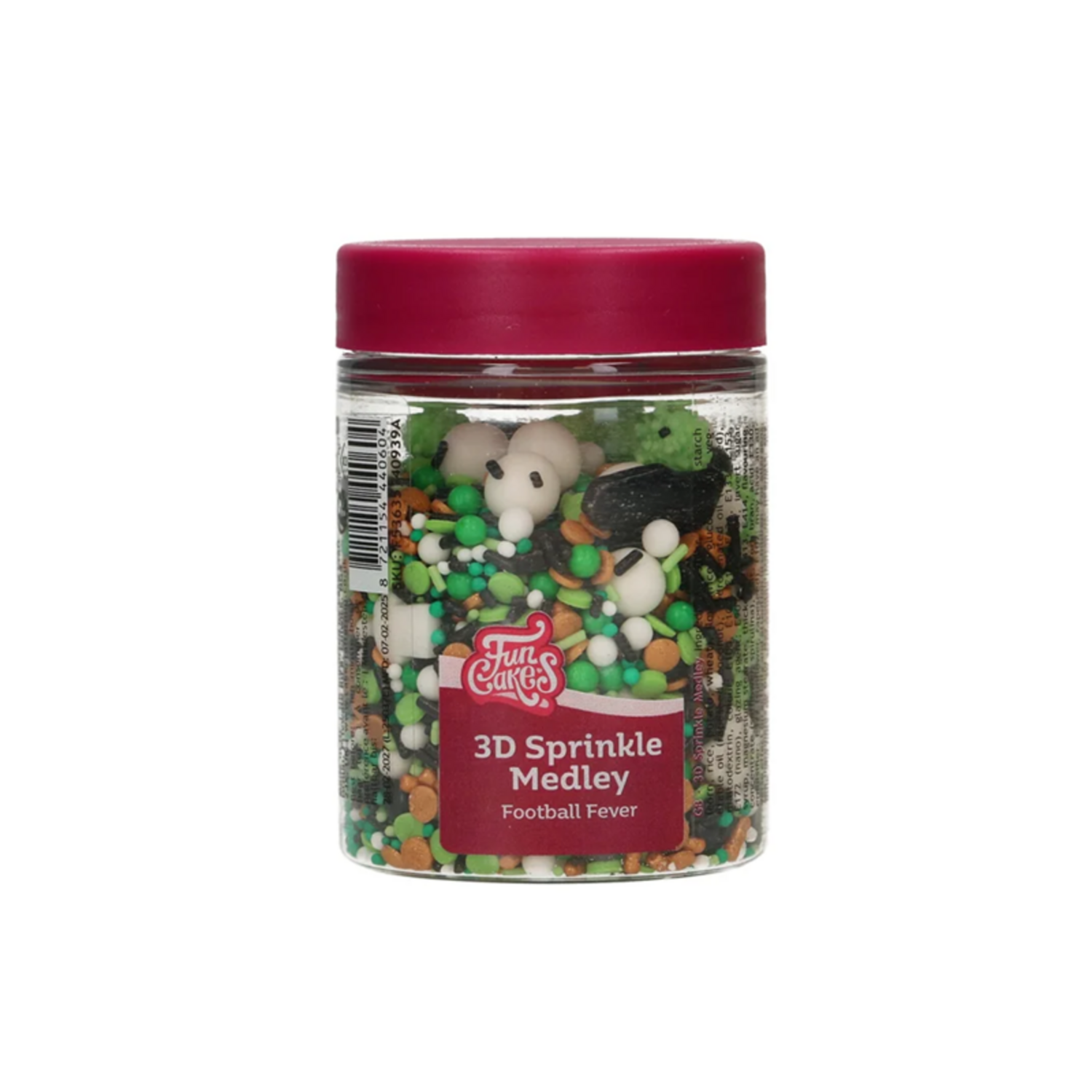 FunCakes 3D Sprinkle Medley - Football Fever 70g