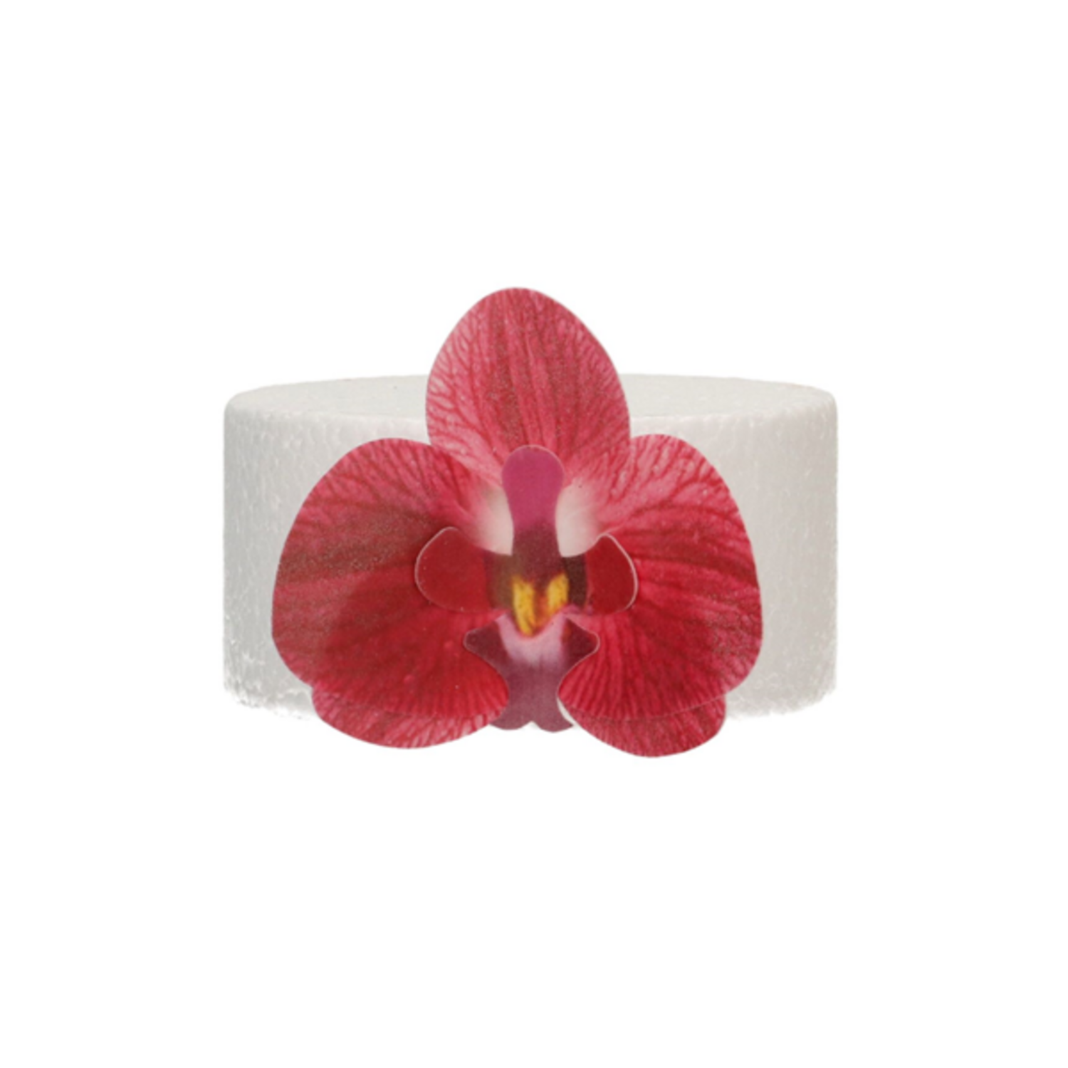 FunCakes Eetbare Papieren Bloemen Deluxe Orchidee Rood Medium pk/10