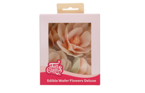 FunCakes Eetbare Papieren Bloemen Deluxe Magnolia Wit Groot pk/6