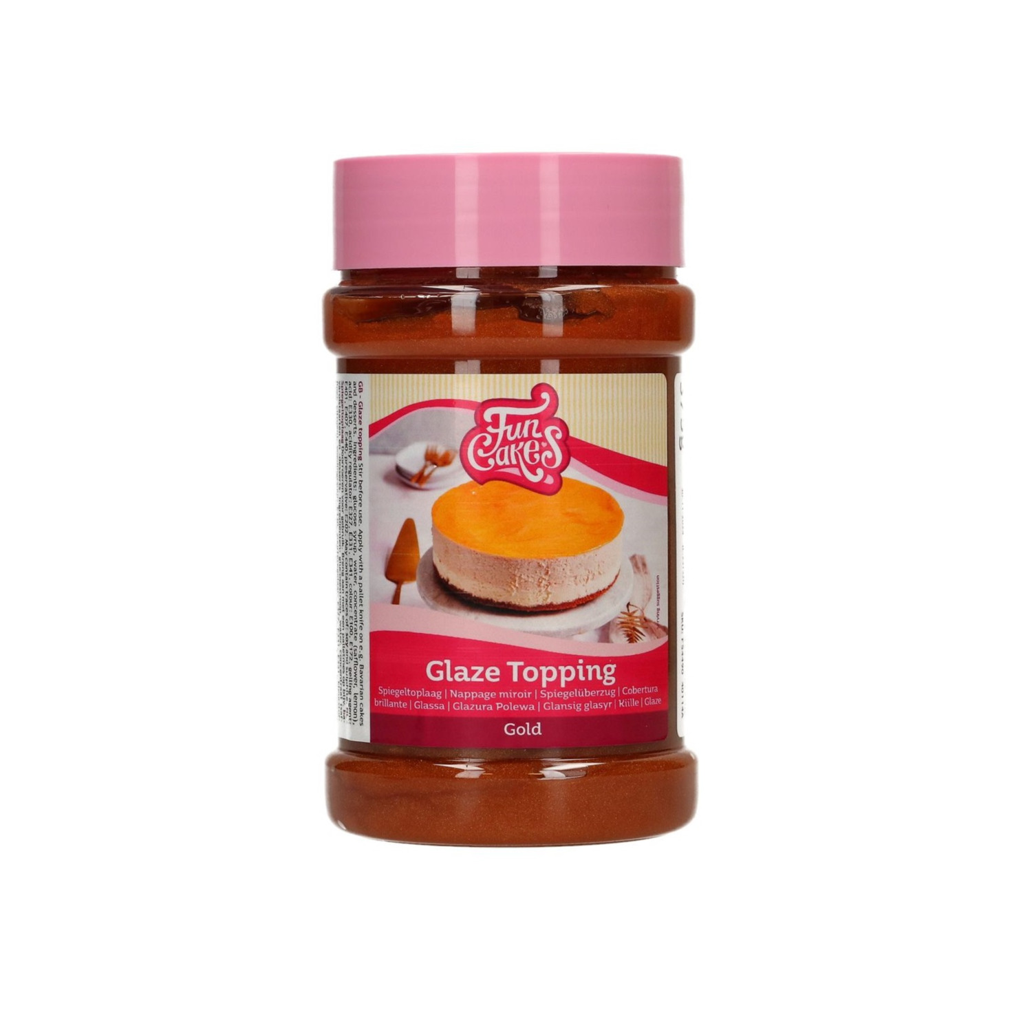 FunCakes Mirror Glaze Topping Goud 375 g