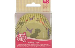Cupcake Cups Dino pk/48 Funcakes