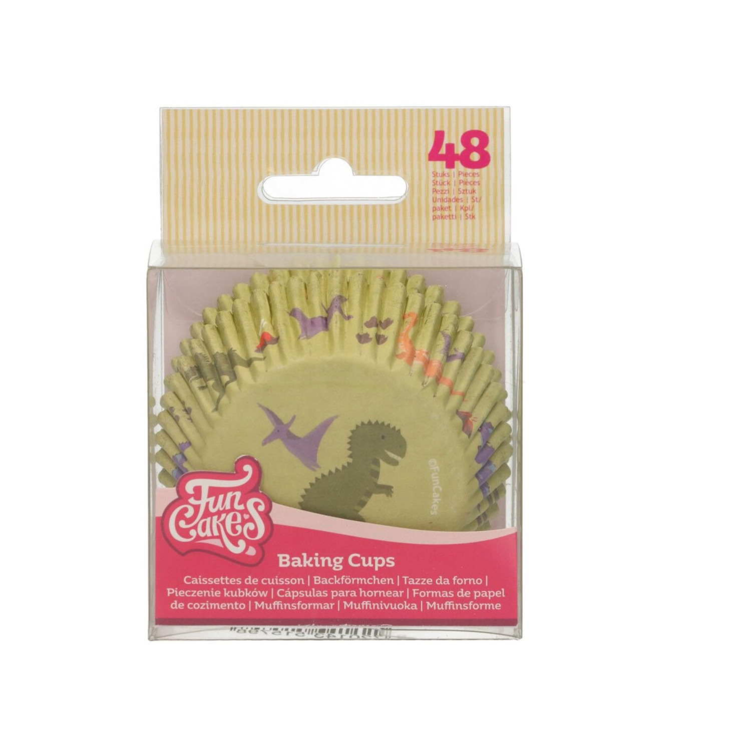 Cupcake Cups Dino pk/48 Funcakes