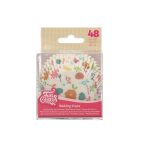 Cupcake Cups Floral pk/48 Funcakes