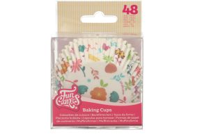 Cupcake Cups Floral pk/48 Funcakes