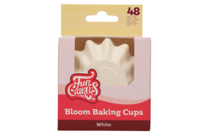 FunCakes Bloom Cupcake Cups - Wit pk/48