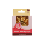 FunCakes Bloom Cupcake Cups - Metallic Goud pk/48