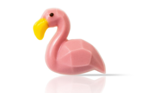 Chocoladedecoratie Flamingo's (12 stuks)