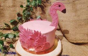Bakpakket Flamingotaart