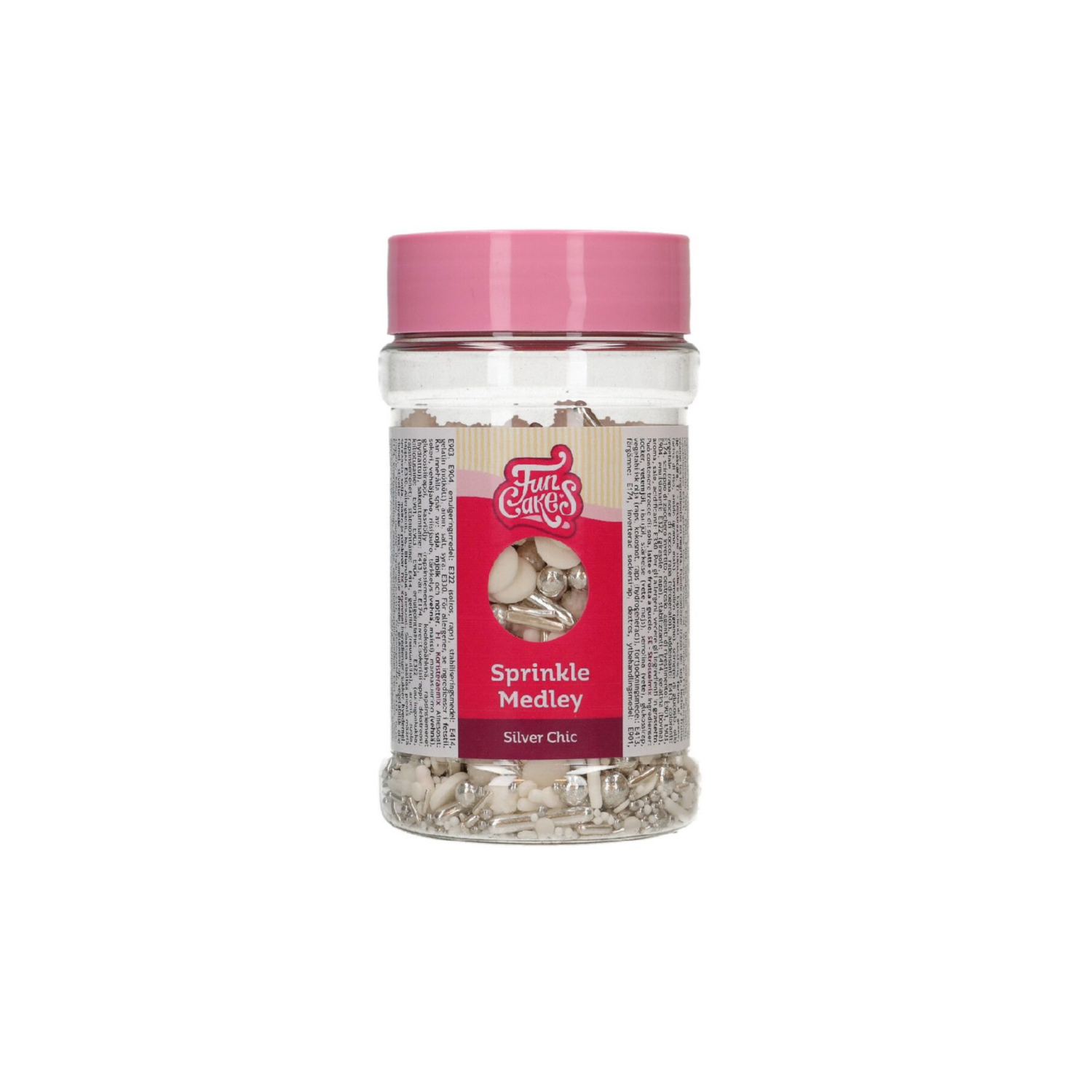 FunCakes Sprinkle Medley - Silver Chic 180g