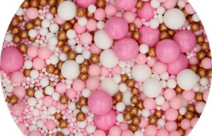 FunCakes Soft Pearls Mix Pink Celebration 80g