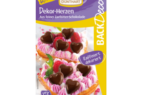 Günthart Chocoladedecoratie Hartjes 2D 60st.
